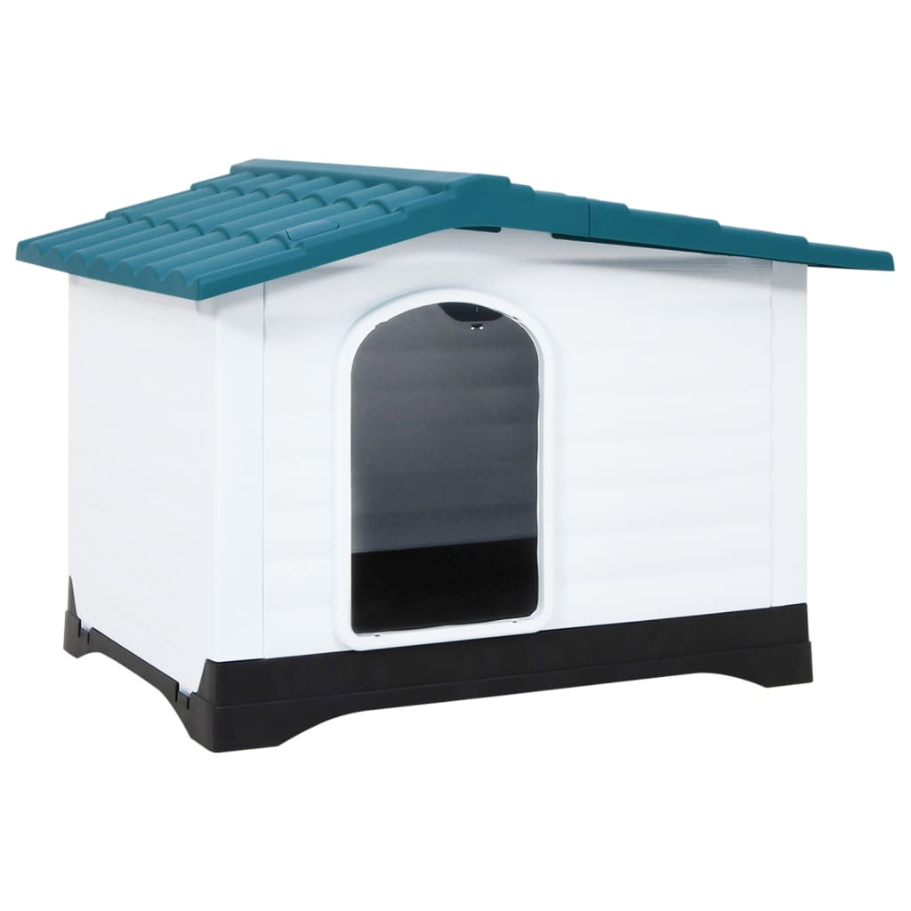 vidaXL Dog House Garden Dog Kennel Small Pet Cage Puppy Shelter Polypropylene-1