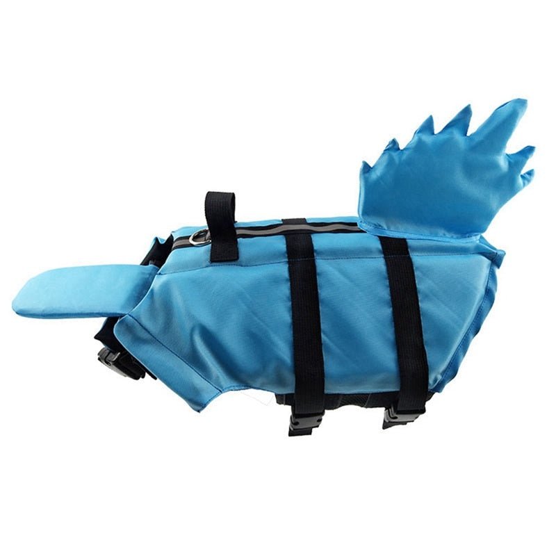 Dog Life Vest Summer Shark Pet Life Jacket Dog Clothes Dogs Swimwear Pets Swimming Suit New-2