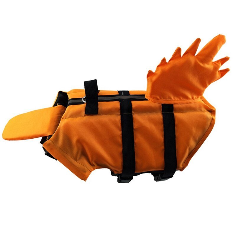 Dog Life Vest Summer Shark Pet Life Jacket Dog Clothes Dogs Swimwear Pets Swimming Suit New-5