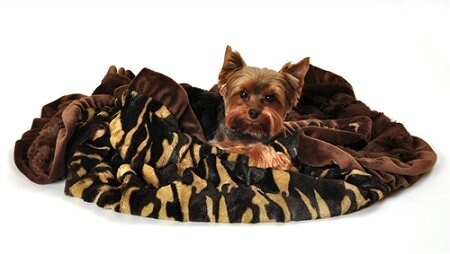 Dog, Puppy & Pet or Cat Sleepytime Cuddle Blankets, 