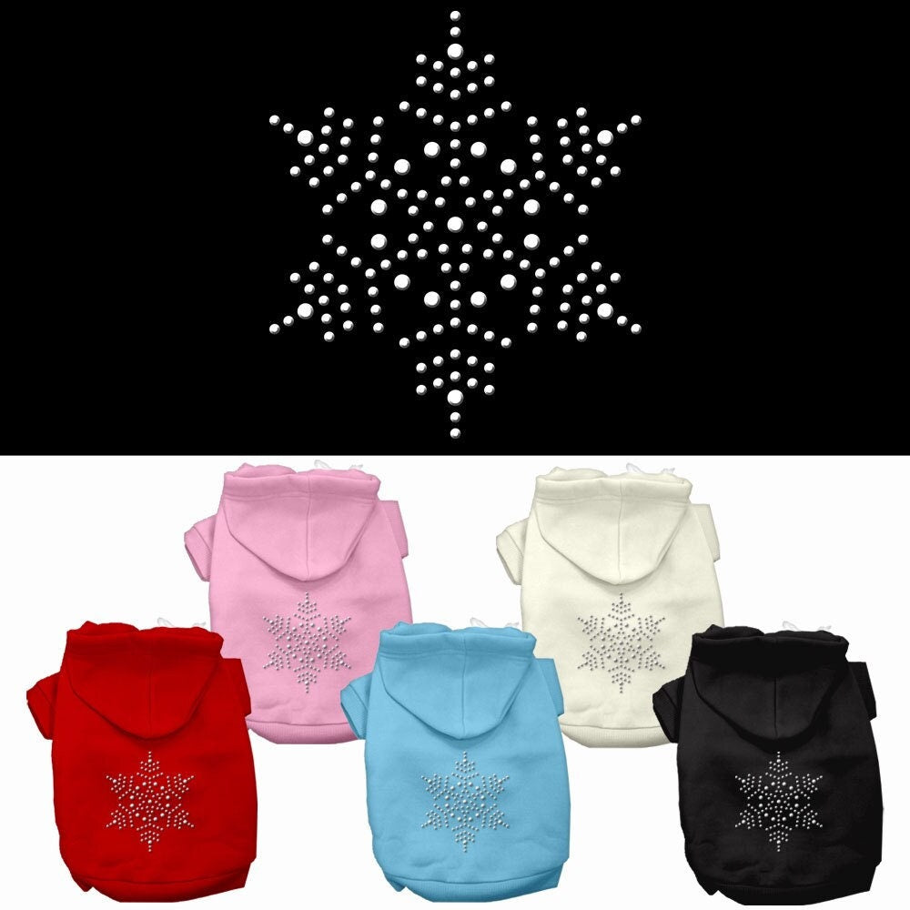 Christmas Pet Dog & Cat Hoodie Rhinestone, 