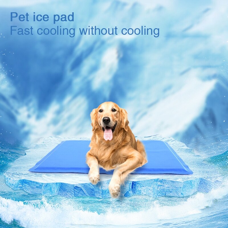 Summer Dog Cooling Mat Pet Ice Pad Teddy Mattress Pet Cool Mat Bed Cat Cushion Keep Cool Pet Dog Cooling Mat Pet Supplies XS-XL-0