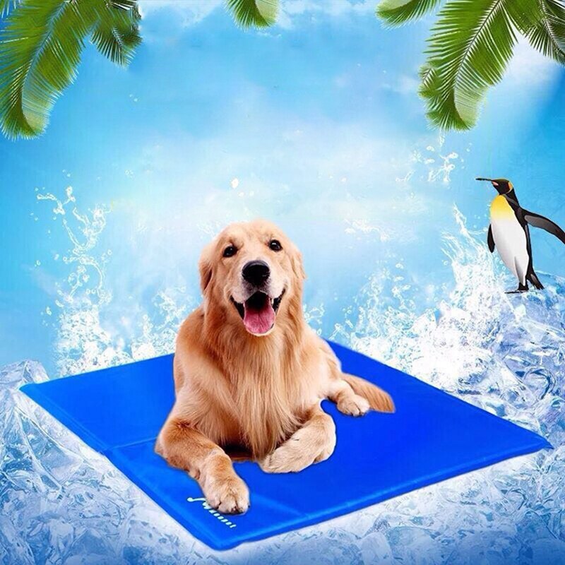 Summer Dog Cooling Mat Pet Ice Pad Teddy Mattress Pet Cool Mat Bed Cat Cushion Keep Cool Pet Dog Cooling Mat Pet Supplies XS-XL-3