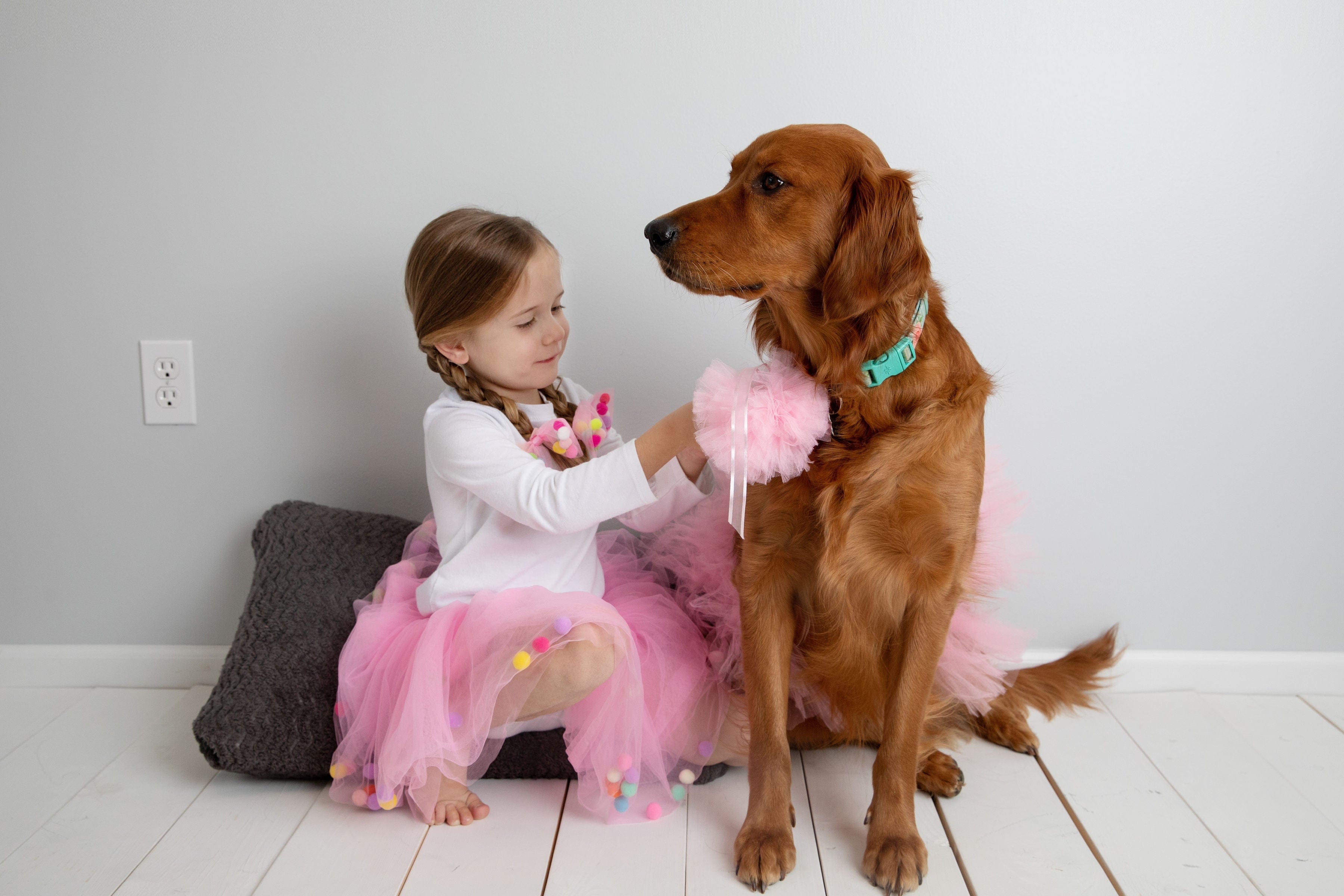 Light Pink Dog Tutu Skirt | XS-XXXL-8