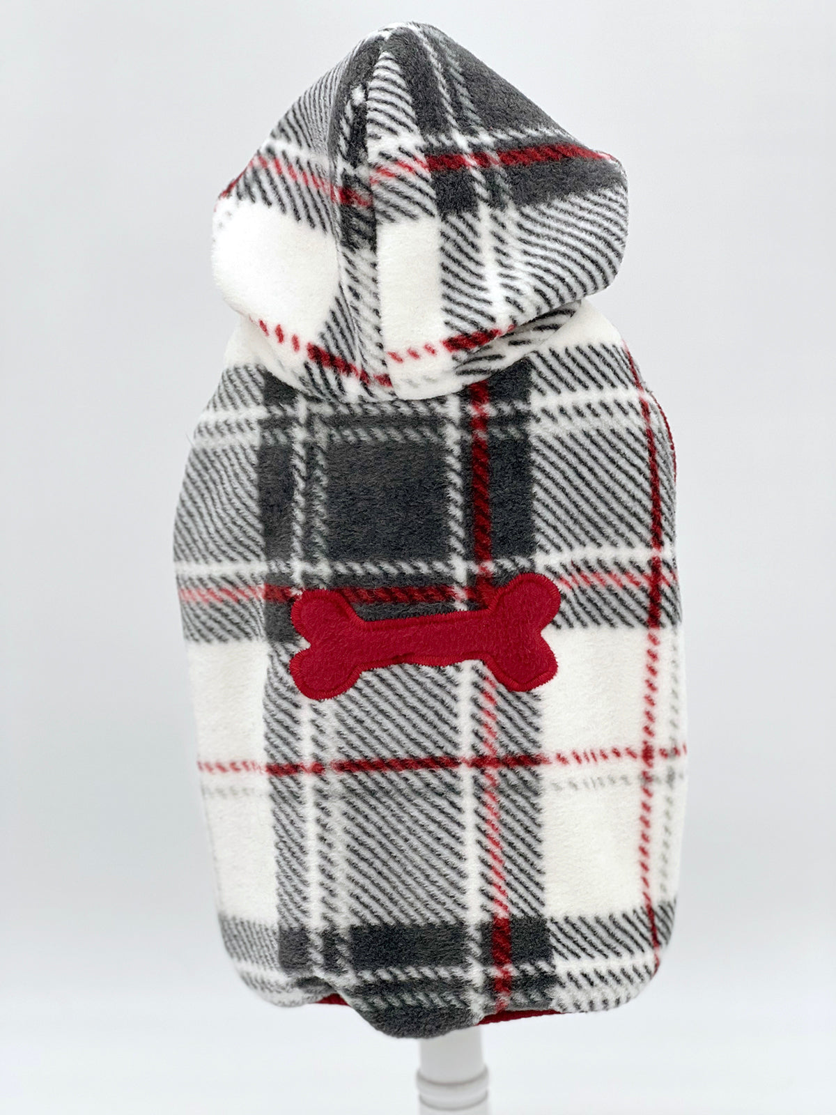 Luxe Fleece Blanket Hoodie in Lodge Plaid-3