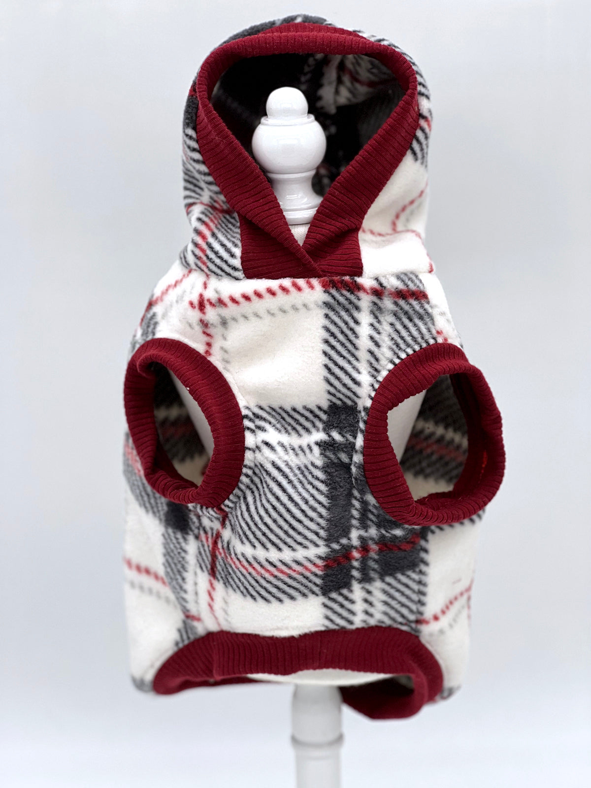 Luxe Fleece Blanket Hoodie in Lodge Plaid-5