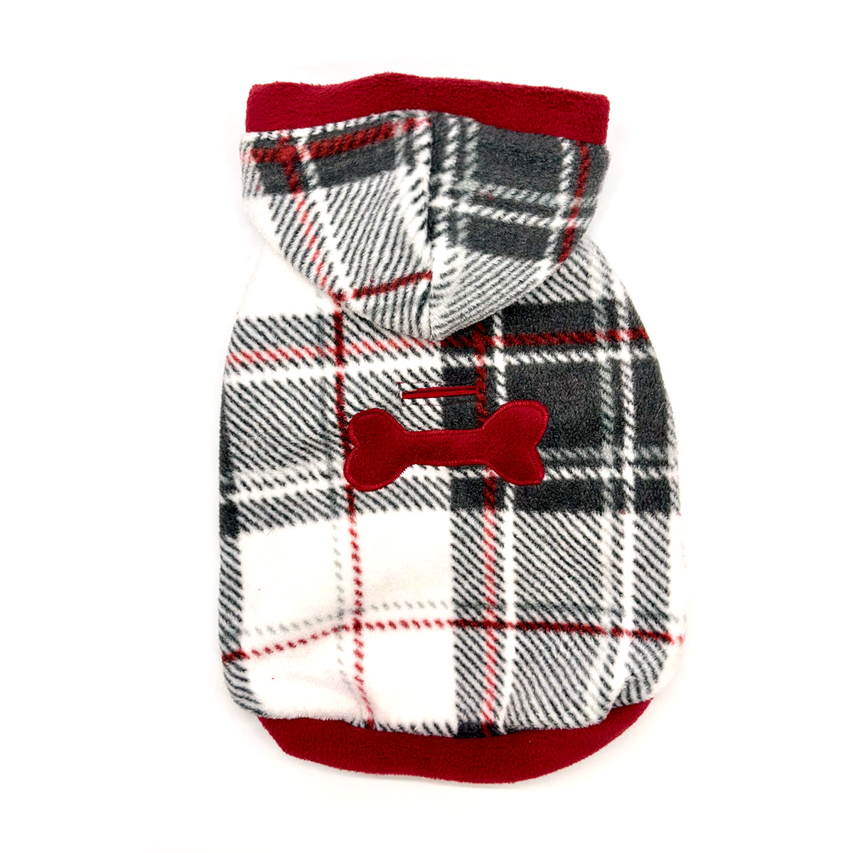  Luxe Fleece Blanket Hoodie in Lodge Plaid-4