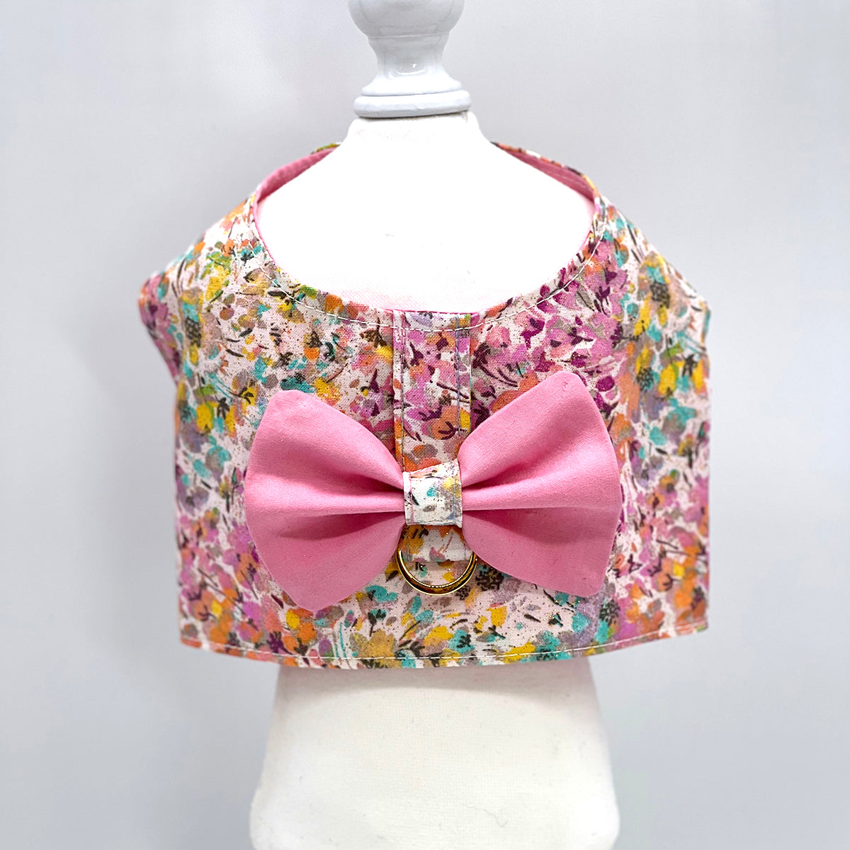 DCNY Pretty in Pink Princess Vest-Style Harness with Bow-0